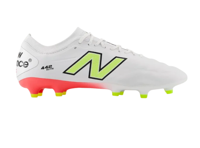 New Balance 442 Elite V2 FG Flash Point Weiss FEB2