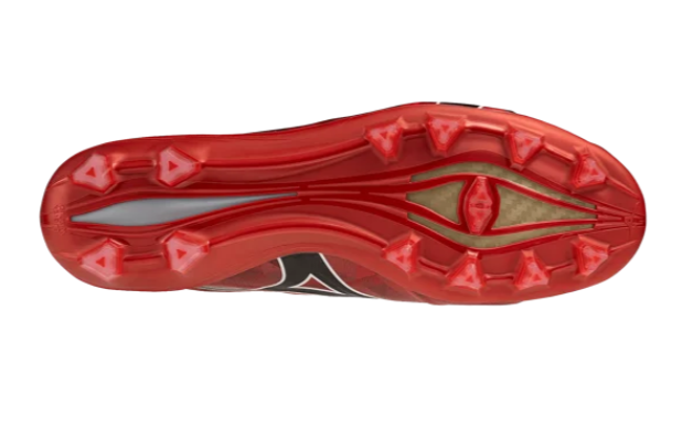 Mizuno Alpha II Elite FG Ruby Red 40th Anniversary Rot F60