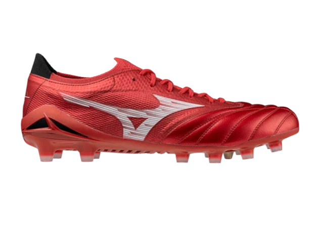 Mizuno Morelia Neo Beta Elite FG Ruby Red 40th Anniversary Rot F60